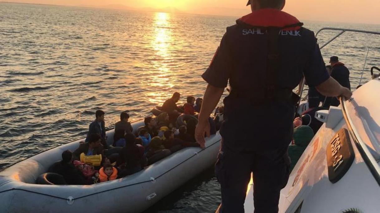 119 مهاجر غیرقانونی در ازمیر ترکیه نجات داده شدند