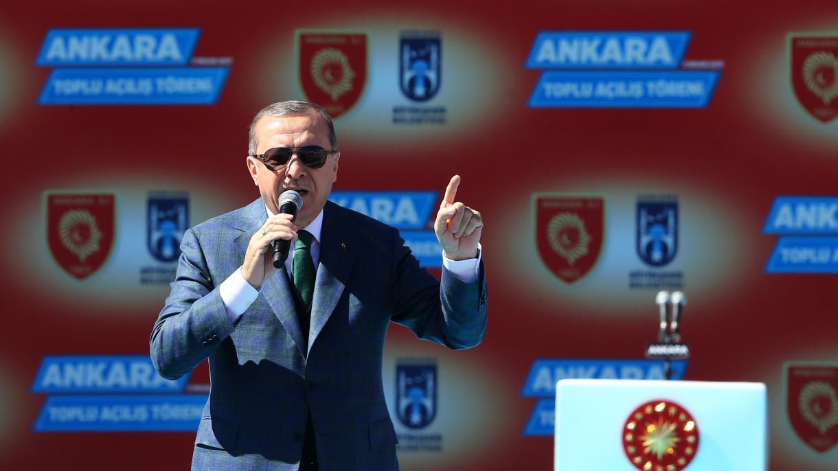 اردوغان بیان داشت: ملت ترکیه درس لازمه را به مخالفین ترکیه خواهند داد