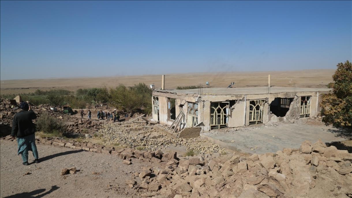 سفر هیئت بلندپایه طالبان به ولایت هرات برای بازدید از منطقه زلزله‌زده