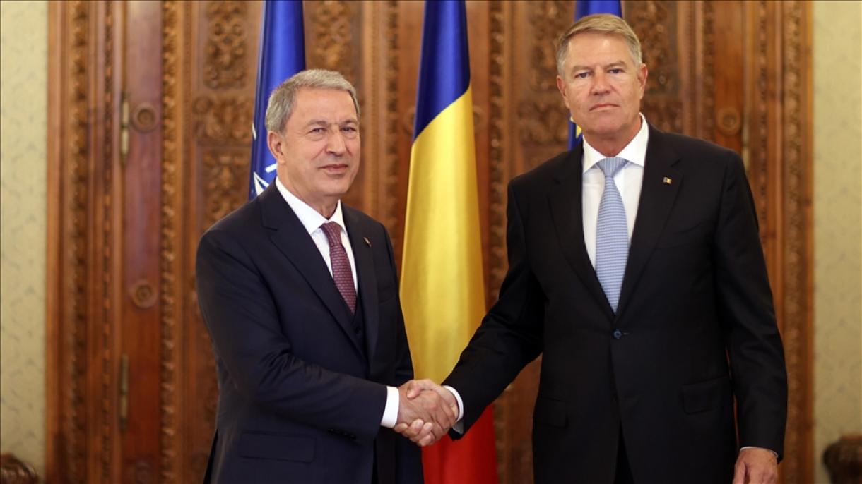 Hulusi Akar a fost primit de președintele României