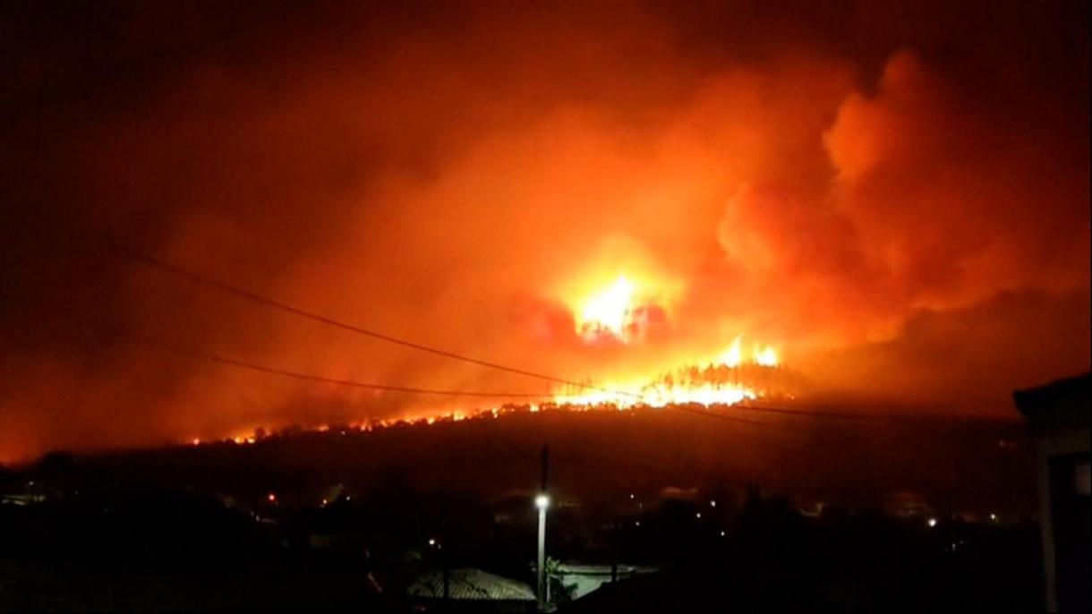 ادامه آتش‌سوزیها در یونان