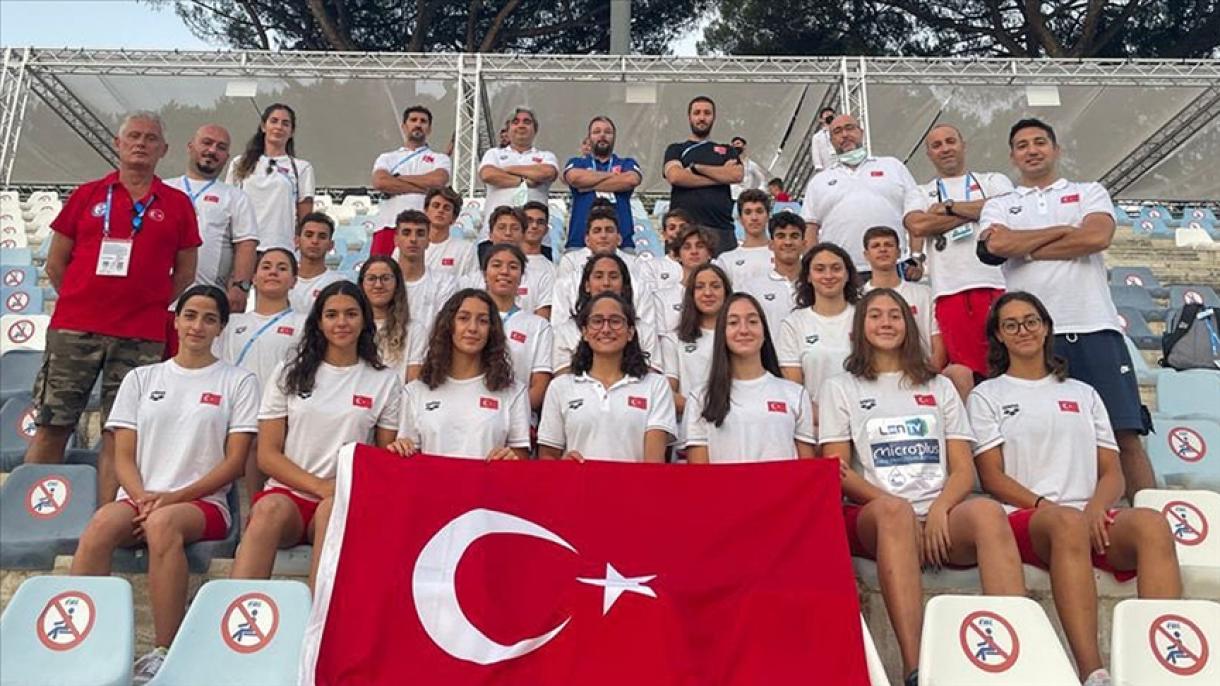 Türkiýe Ýewropa Ýaşlar Ýüzme Çempionadynda 15 Medal Aldy