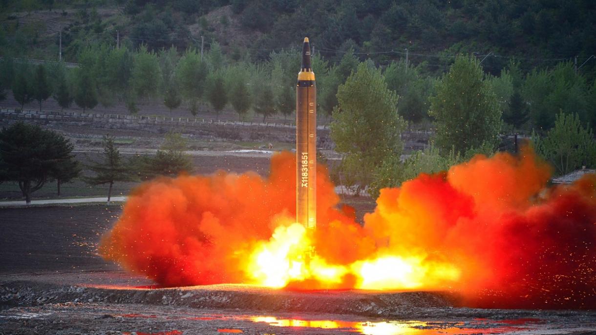 کوریای شمالی راکت جدیدی را آزمایش کرد