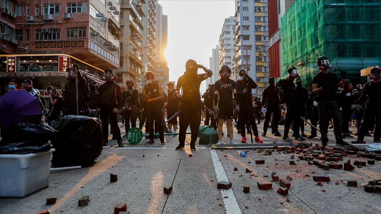 中国香港示威活动仍在持续