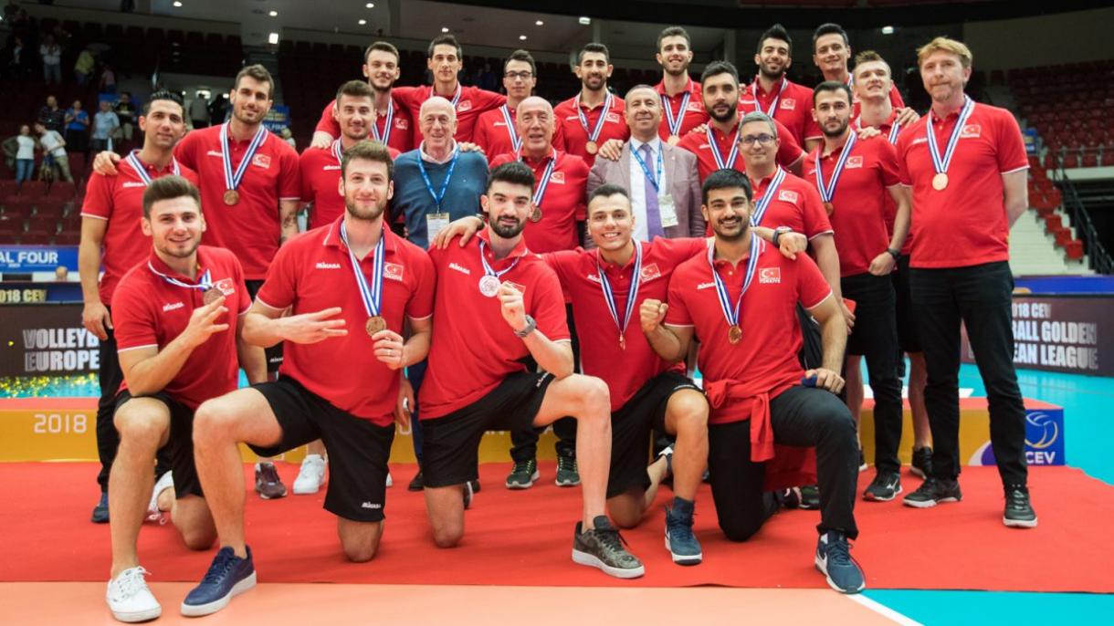 Bronzérmet nyert a török férfi röplabda-válogatott