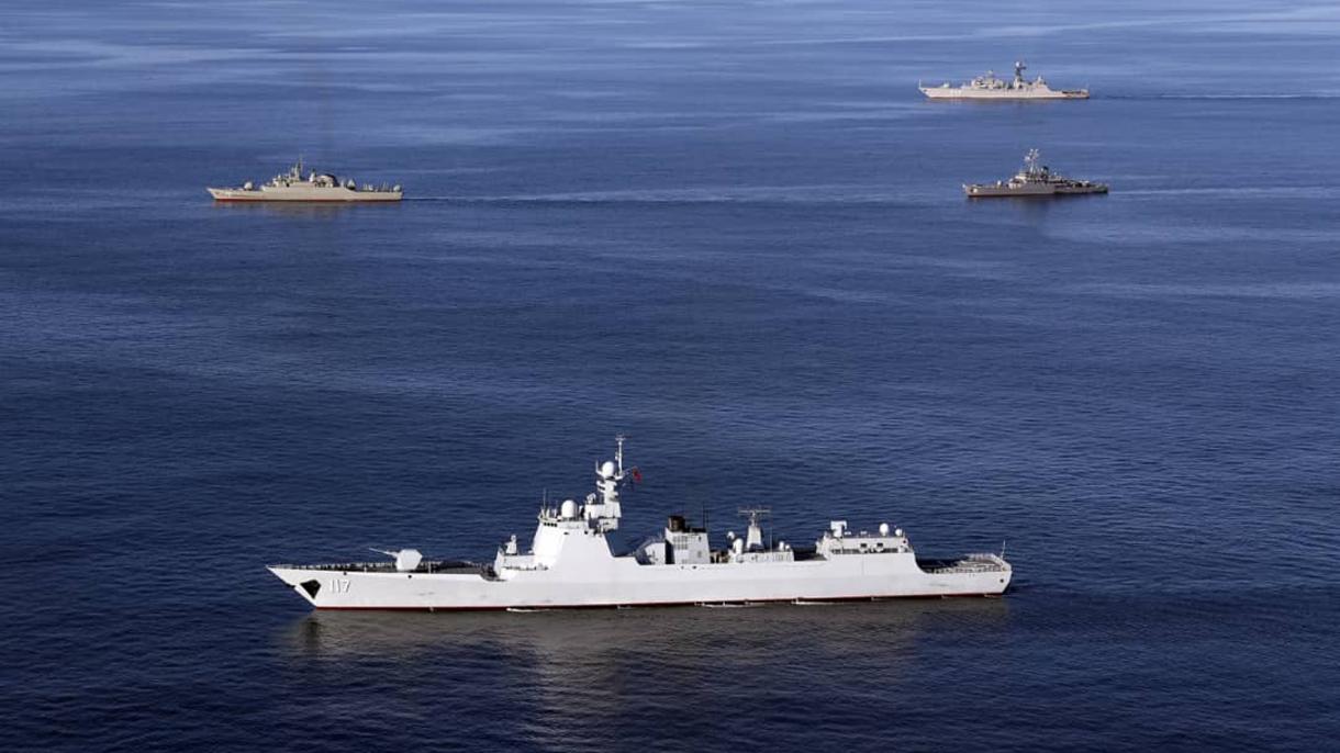 چین،ایران اور روس کی خلیج عمان میں بحری مشقیں