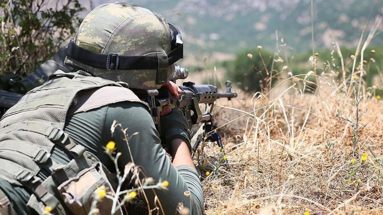 Neutralizam 4 membros terroristas do grupo terrorista PKK em Hakkari