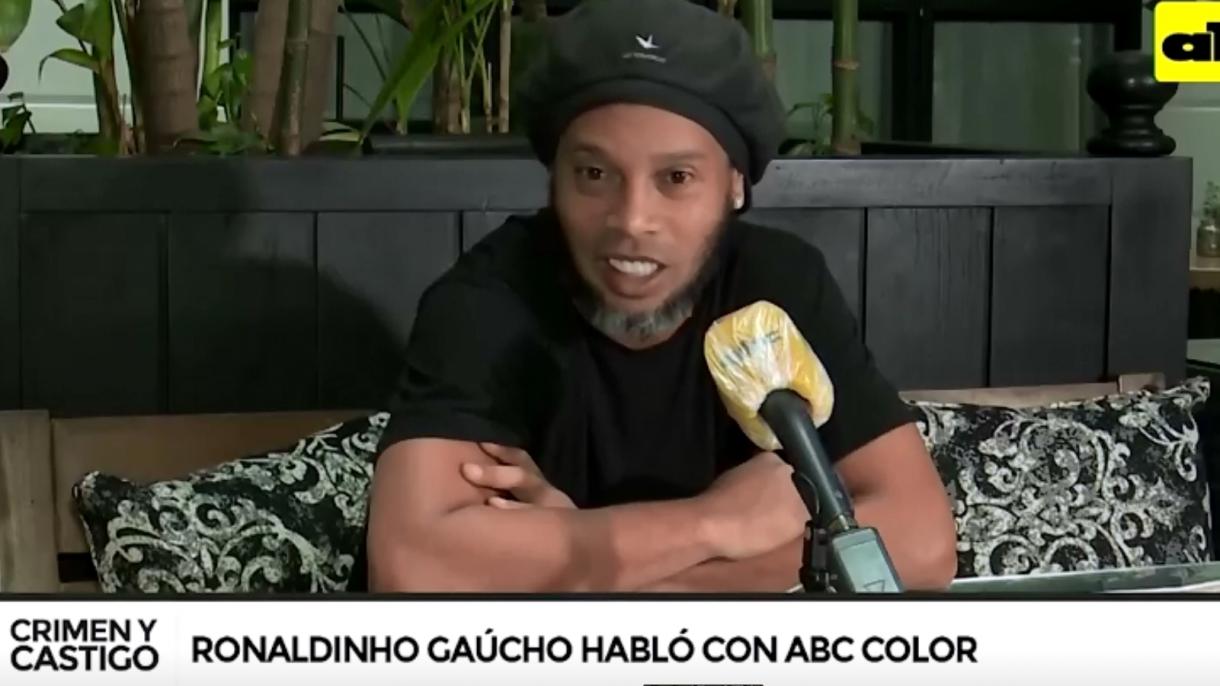 Ronaldinho sobre su paso por la cárcel: “nunca imaginé que pasaría por una situación así”
