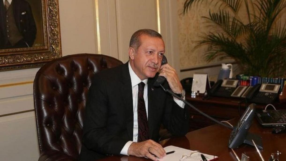 Prezident Erdogan Yragyň Premýer ministri Mustafa Al Kazymy gutlady