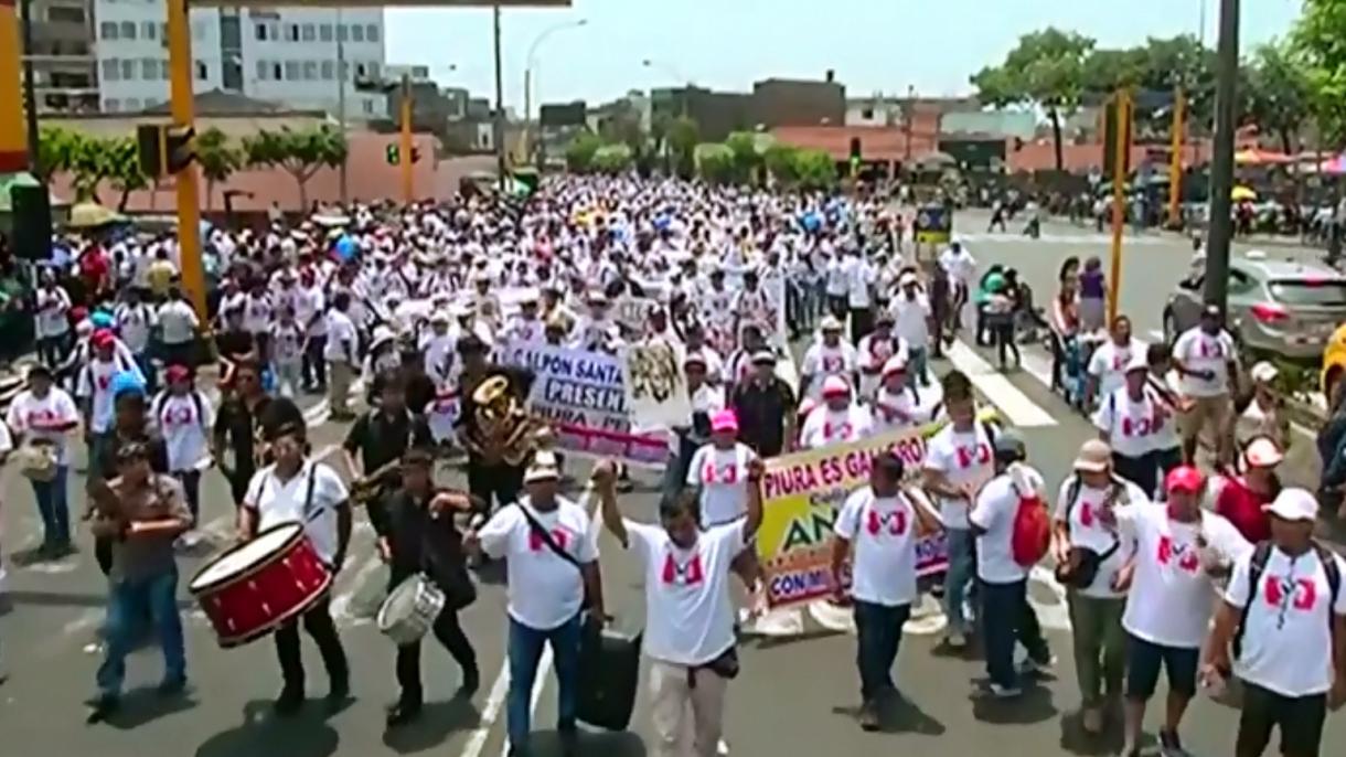 Érdekes tiltakozás Peruban