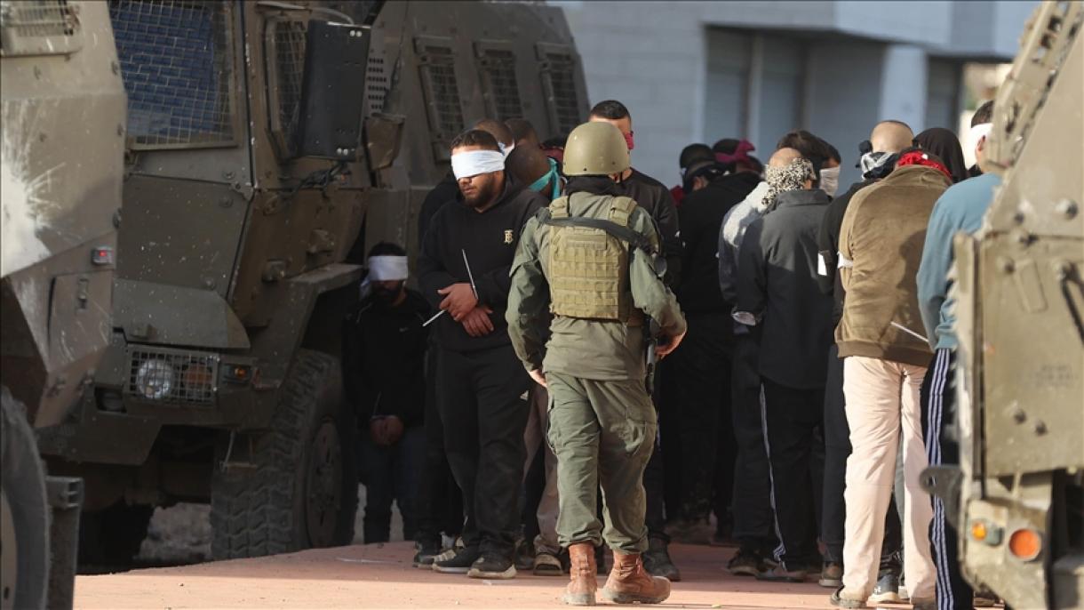 以色列打伤并拘留许多巴勒斯坦人