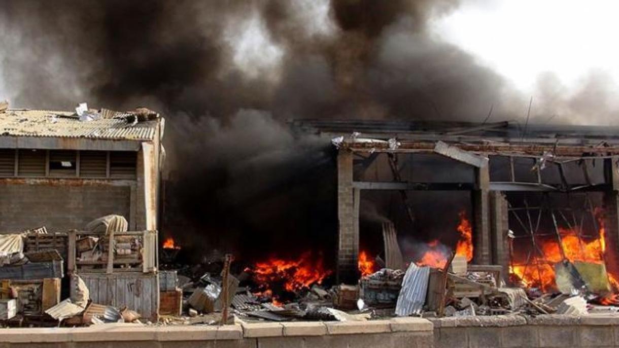 也门胡赛人弹药库发生爆炸7人丧生