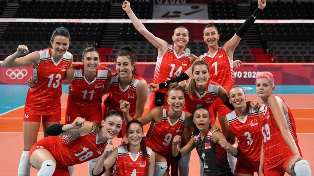 Selección turca femenina de voleibol vence a Argentina en JJ.OO. de Tokio 2020
