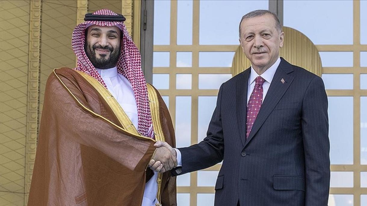 Mohammed Bin Salman e' venuto oggi in visita ufficiale in Turchia