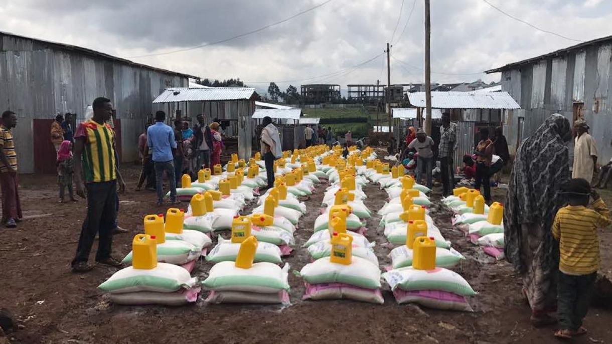 Turquía envía 15 toneladas de ayuda alimentaria a Etiopía