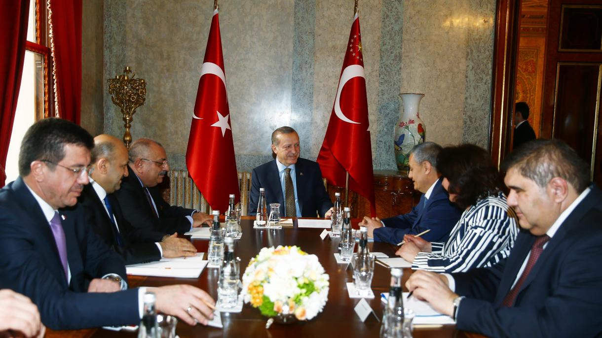 Erdogan  Özbegistanyň premýer ministriniň orunbasarýny kabul etdi