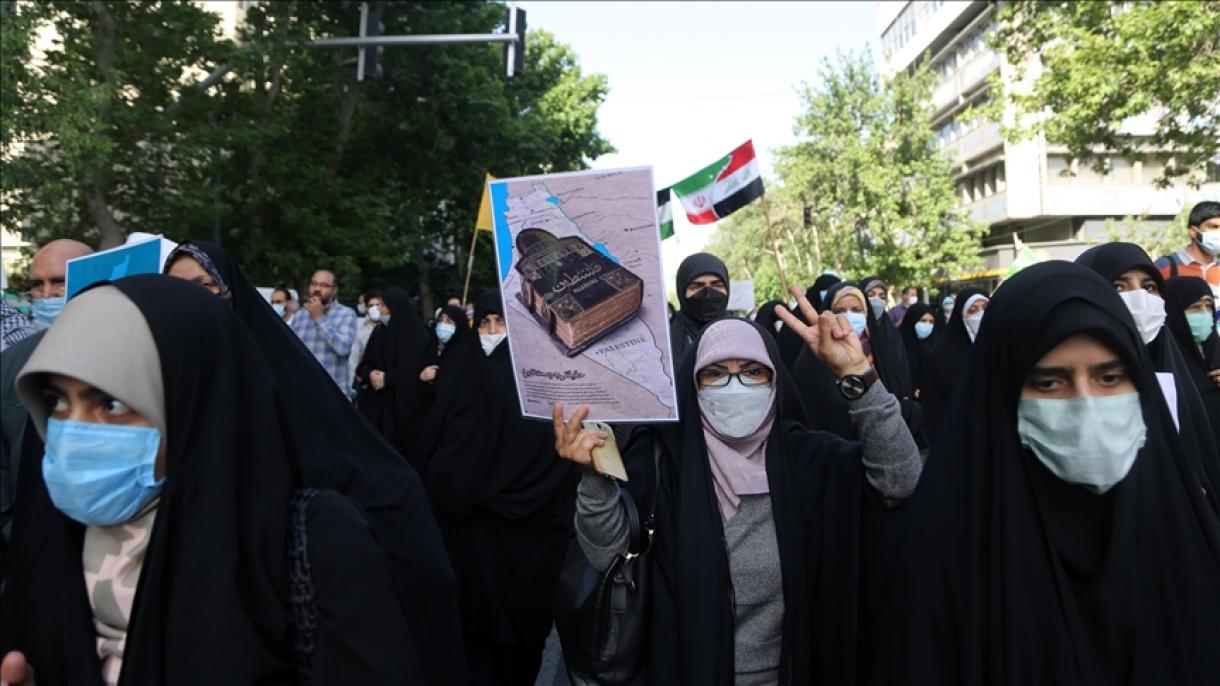 راهپیمایی مردم تهران در حمایت از فلسطین