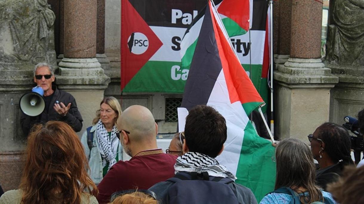 欧洲禁止民众举行支持巴勒斯坦示威