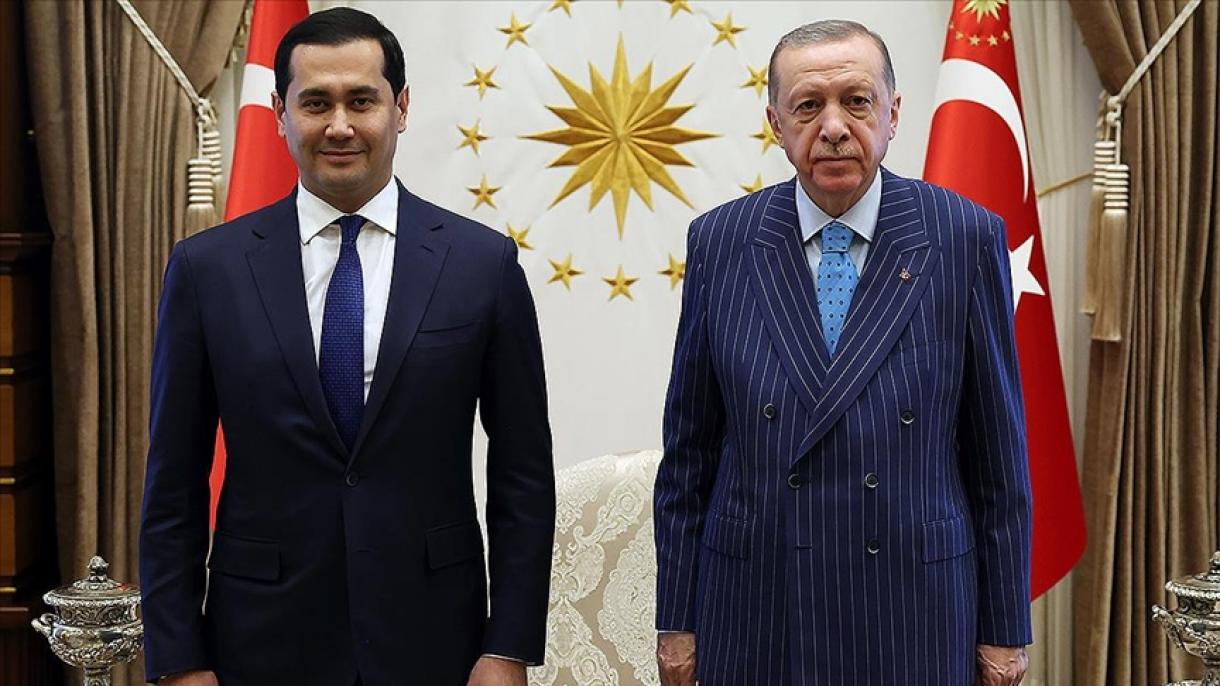 Prezident  Erdogan, Özbegistanyň Wise-prezidentini Kabul Etdi