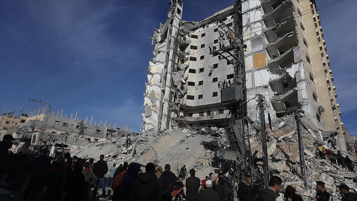 غزہ کے نصیرات کیمپ پر اسرائیلی بمباری،متعدد افراد جاں بحق