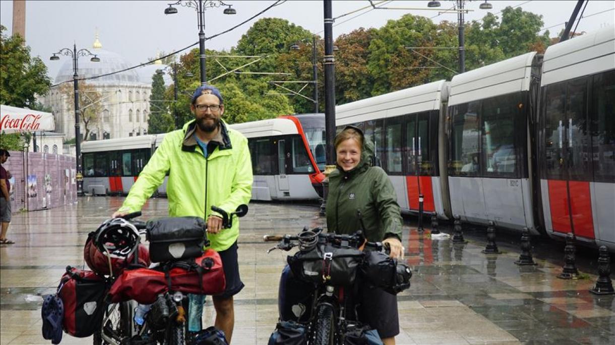 Ciclistas viajeros por el mundo están listos para viajar por Turquía