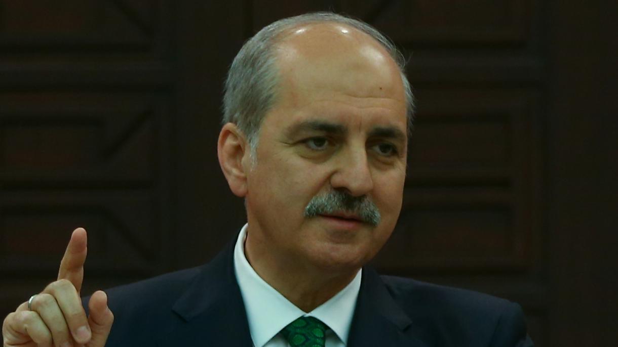 Bosh vazir O’rinbosari Numan Kurtulmush, yangi bir yaqin sharq insho etish kerak dedi.