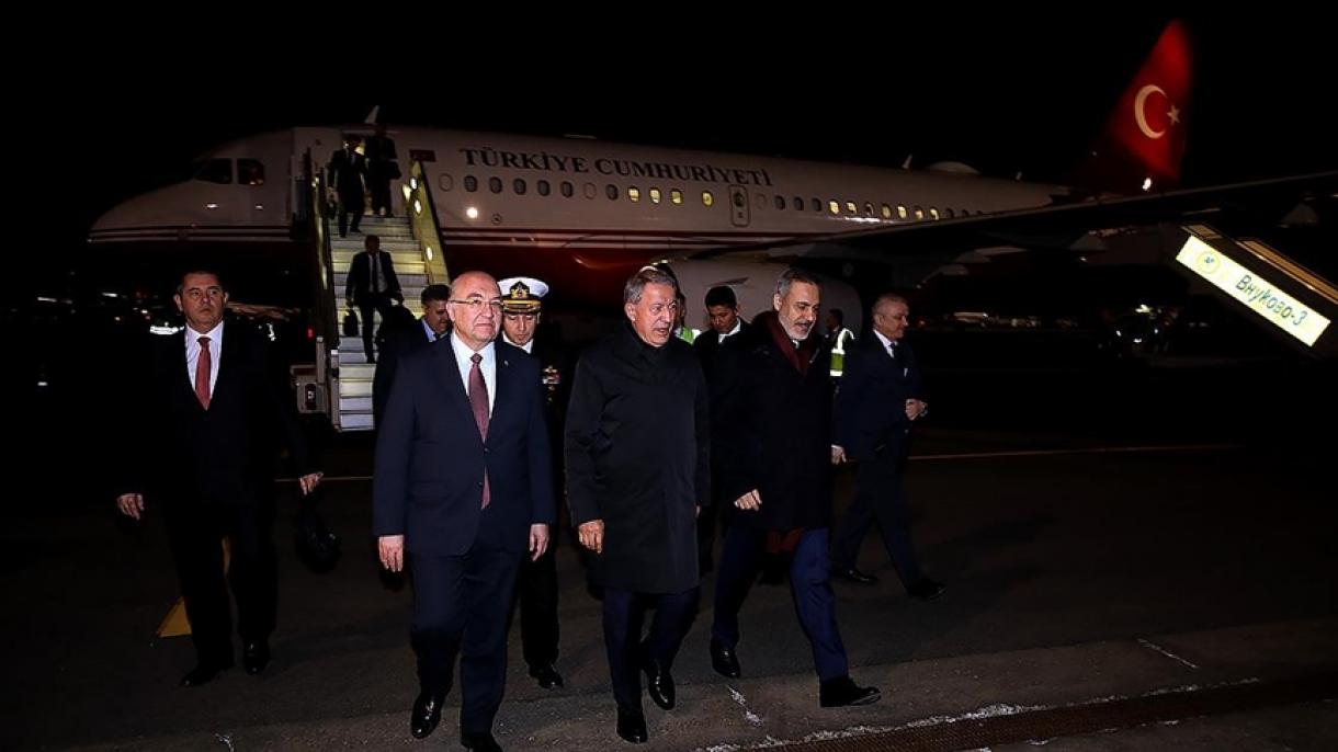وزیر دفاع و رئیس سازمان اطلاعات ملی ترکیه وارد مسکو شدند