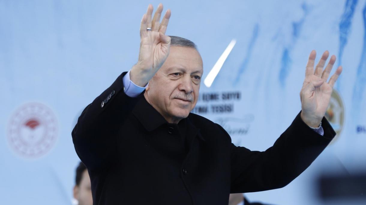 Prezident Rajap Tayyip Erdog'an Denizlidagi ommaviy ochilish marosimida nutq so'zladi