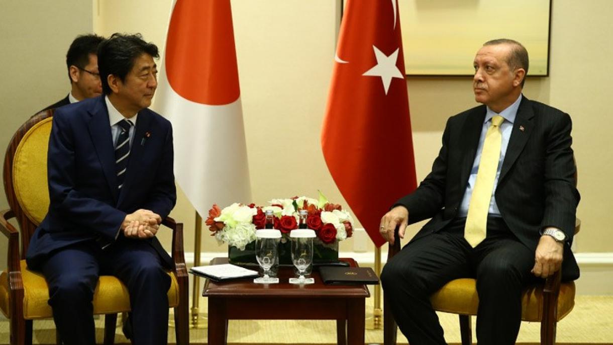 صدر ایردوان کا جاپانی وزیراعظم آبے کو ٹیلیفون جلد صحتیابی کی نیک تمناوں کا اظہار