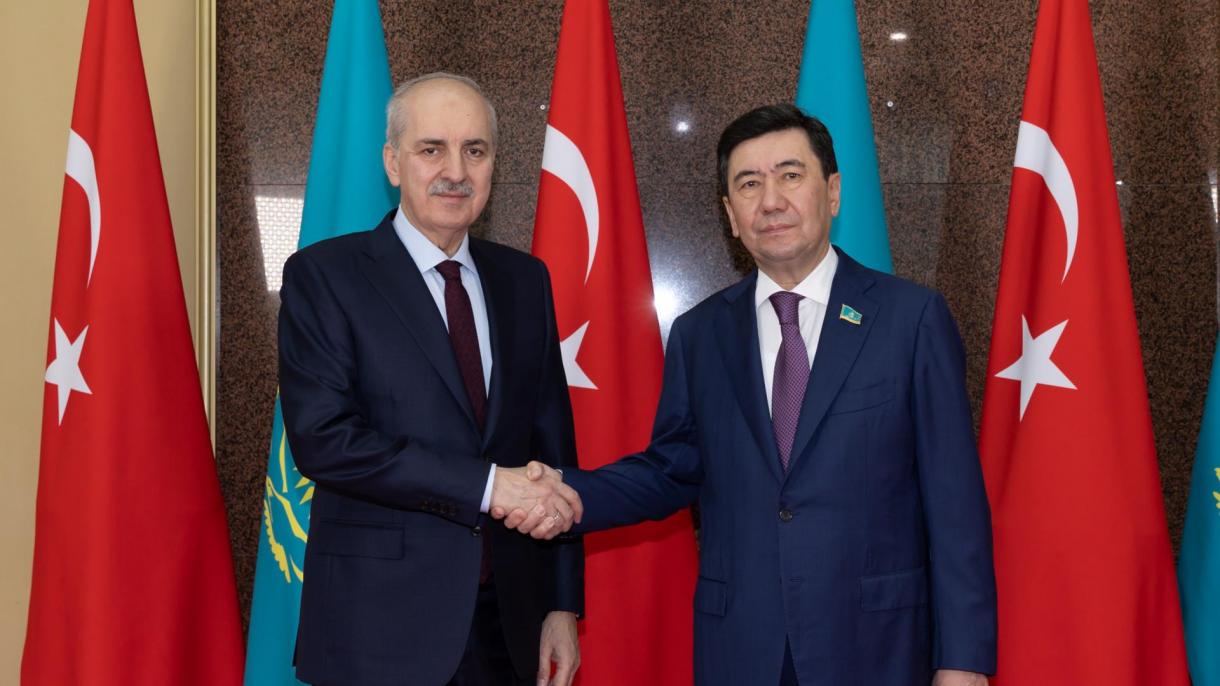 دیدار و گفت‌وگوی روسای مجلس ترکیه و قزاقستان