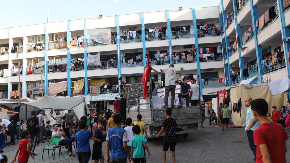 土耳其红新月会向加沙人民伸出援手