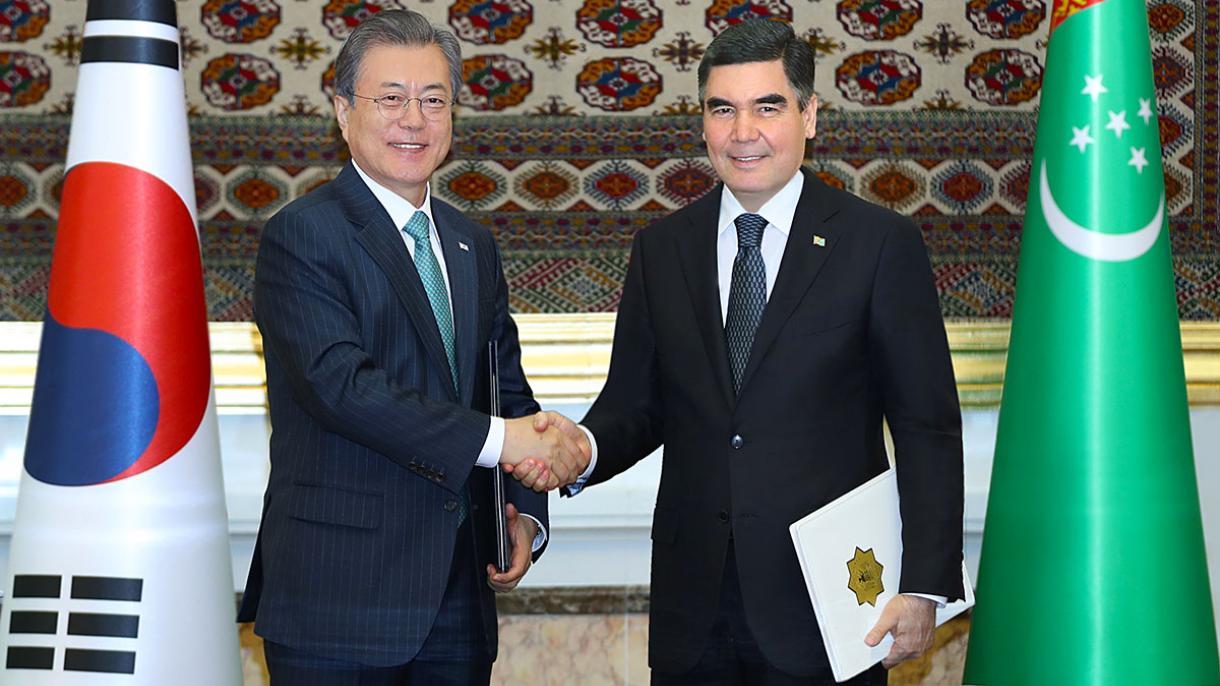 Türkmenistan we Koreýa Respublikasy hyzmatdaşlygyň gerimini giňeltdiler