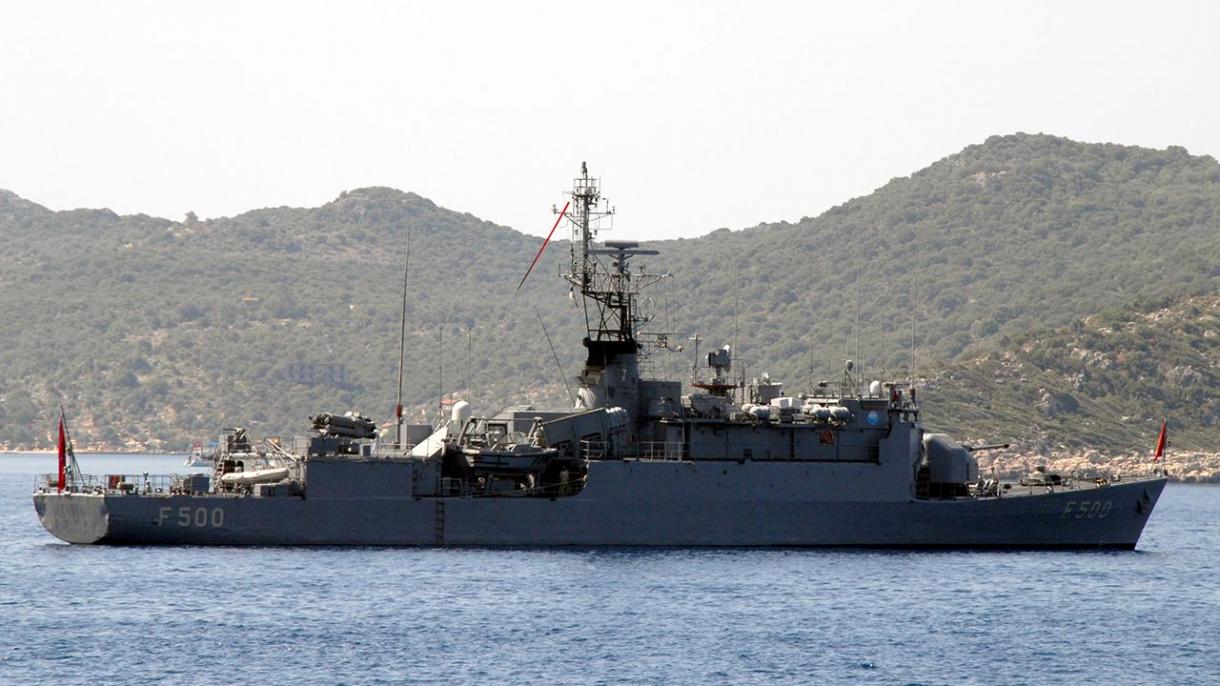 土耳其战舰访问北塞浦路斯土耳其共和国
