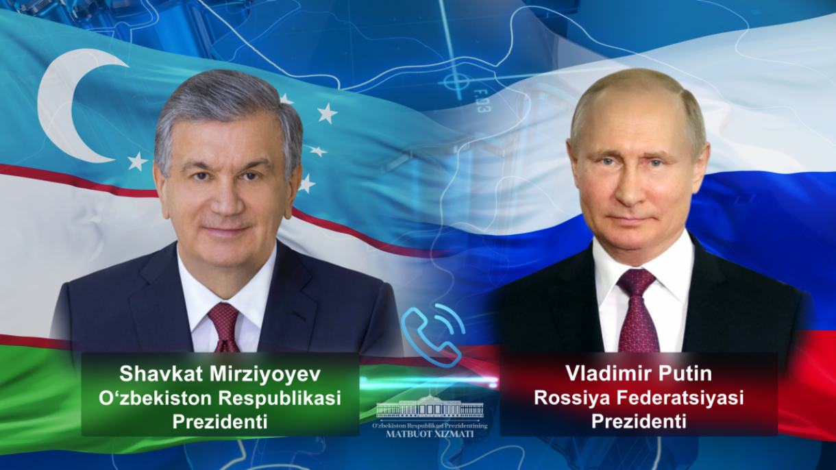 Mirziyoyev bilan Putin o‘zaro munosabatlarning dolzarb masalalarini muhokama qildilar
