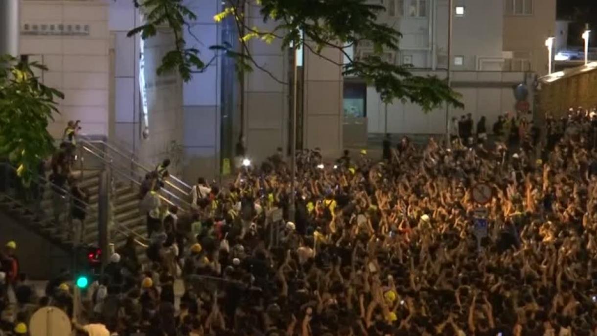 ہانگ کانگ میں متنازع بل کےخلاف عوام کا احتجاج جاری