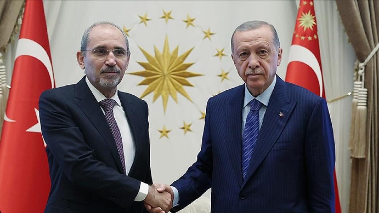 Prezident Erdogan, Iordaniýanyň Daşary Işler Ministrini Kabul Etdi