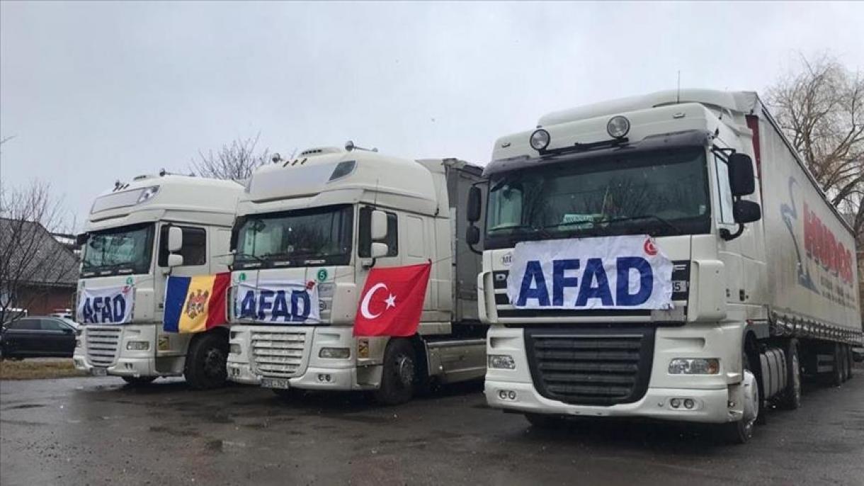 ارسال کمک‌های بشردوستانه ترکیه به اوکراین، مولداوی و رومانی ادامه دارد
