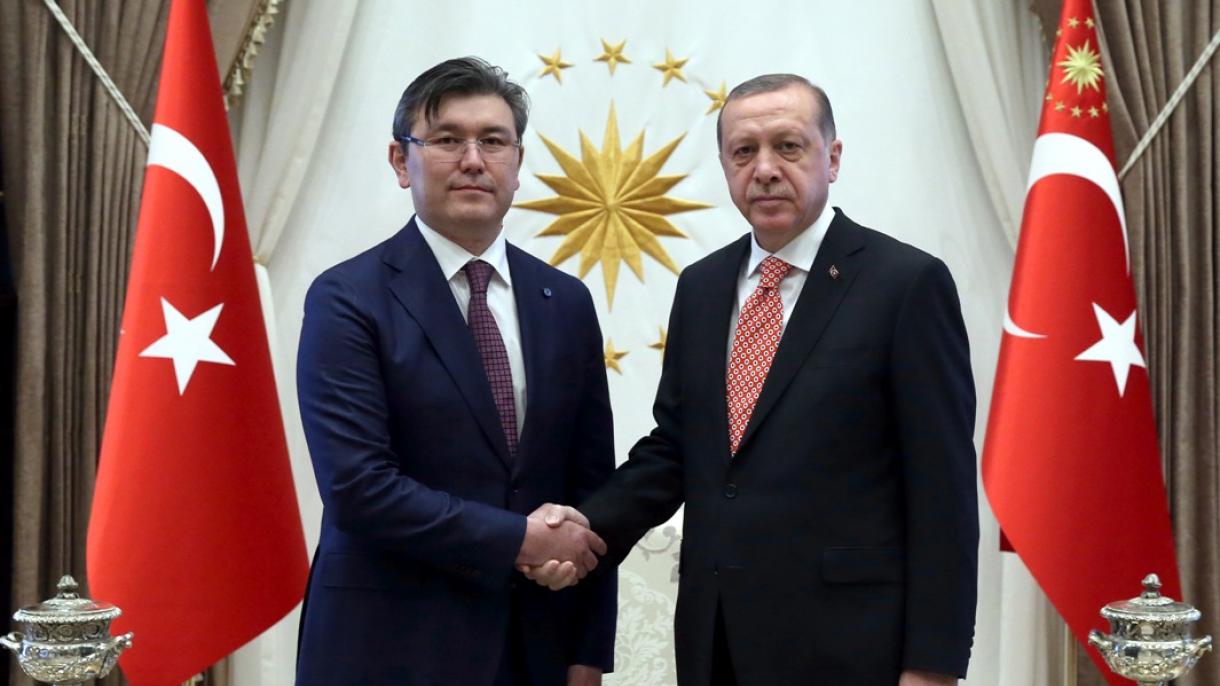 Президент Ердоған Қазақстанның жаңа елшісін қабылдады