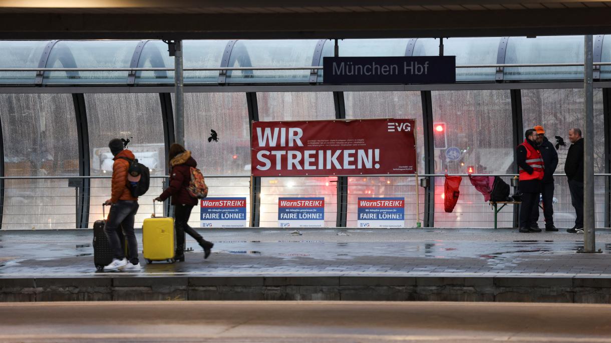 En Alemania se hace una gran huelga en el sector de transporte