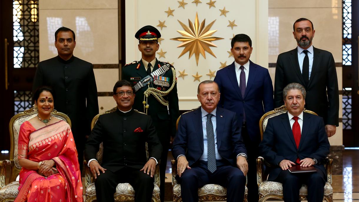 Erdogan Hindistanyň ilçisini kabul etdi