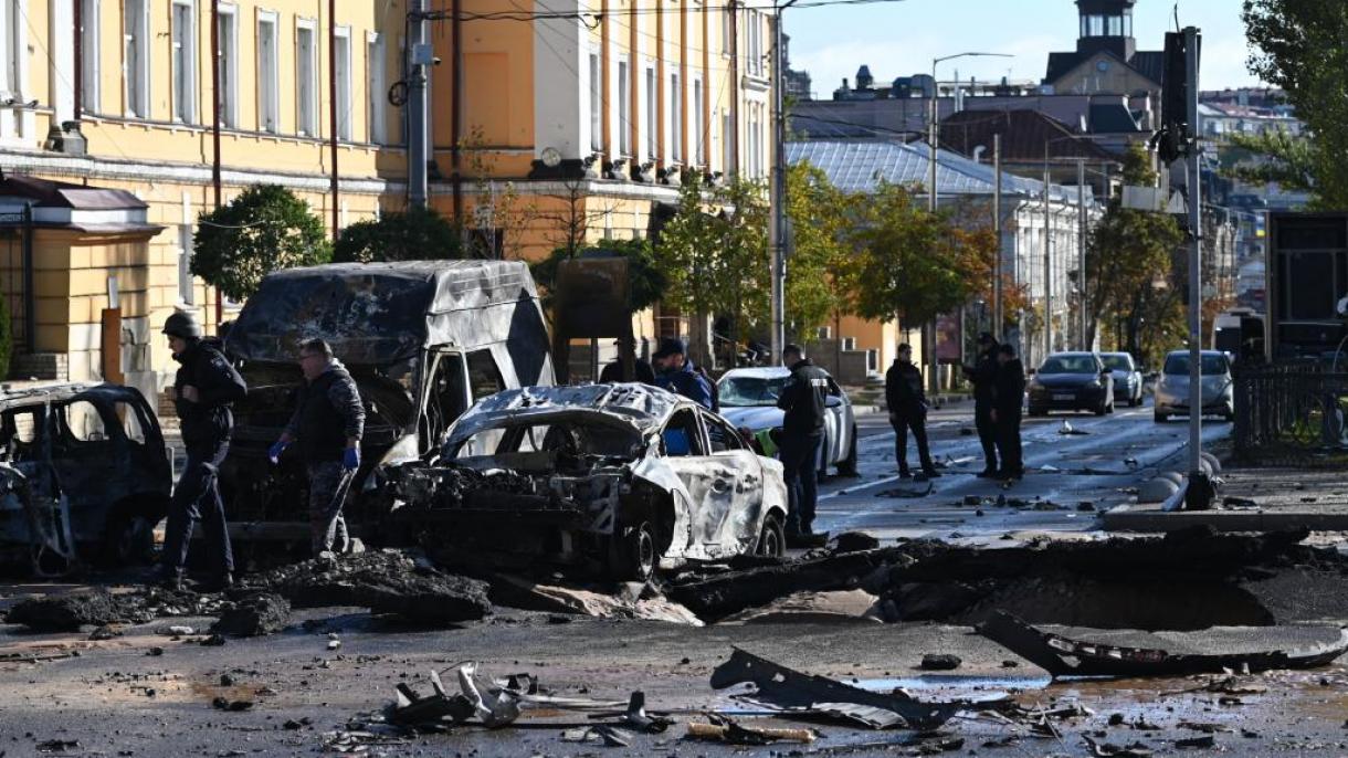 Fuerzas rusas atacaron con cohetes y drones armados algunas ciudades de Ucrania