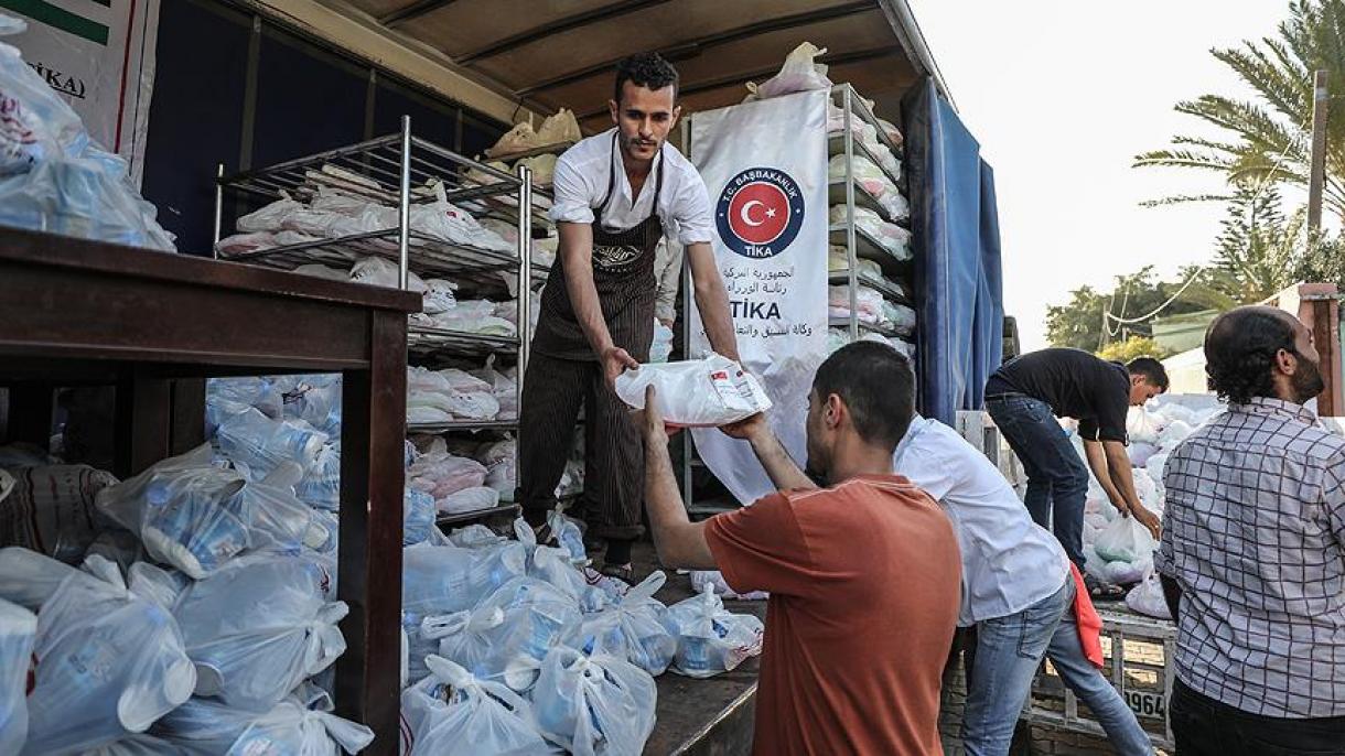 ترکی کی رابطہ تعاون ایجنسی "تیکا" غزہ  کے باشندوں کو ایک ملین ڈالر کی امداد فراہم کرے گی