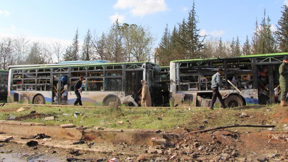 叙反对派军队谴责撤离人员车队遭袭事件