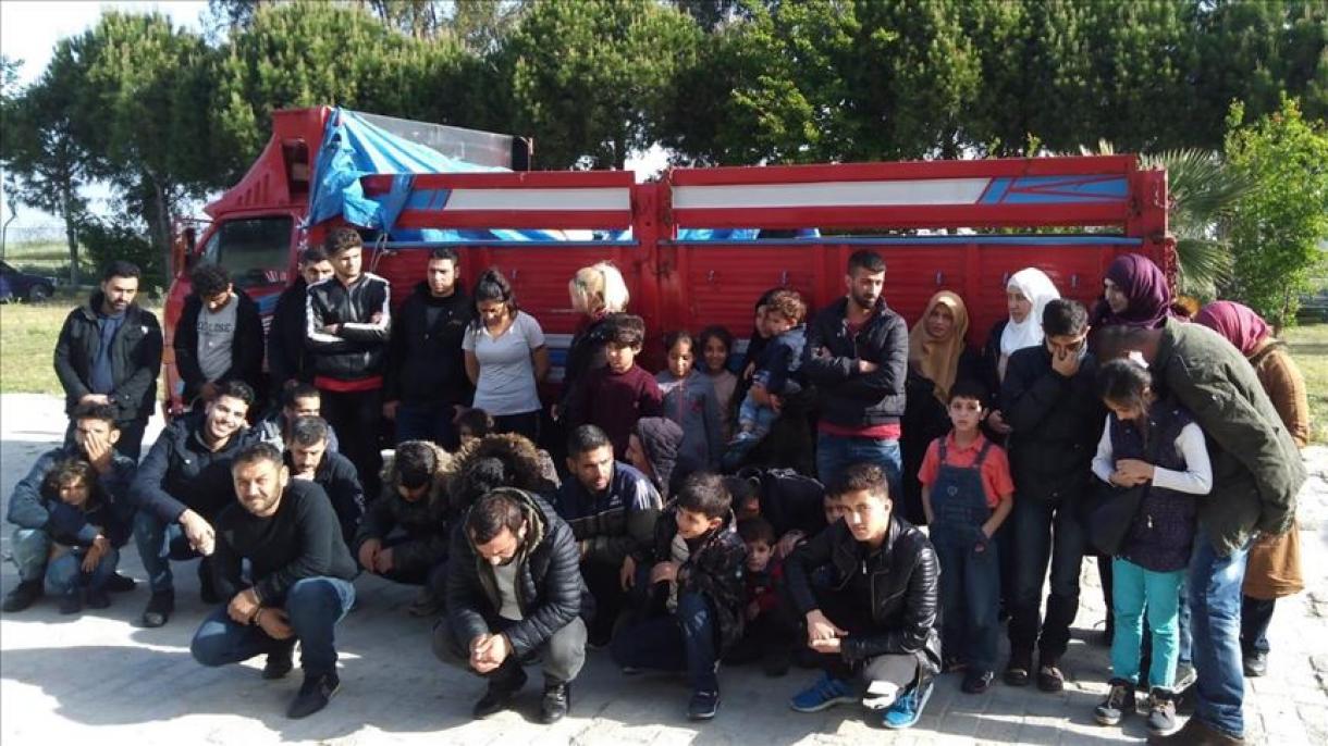 دستگیری 126 مهاجر غیرقانونی درولایت وان تورکیه
