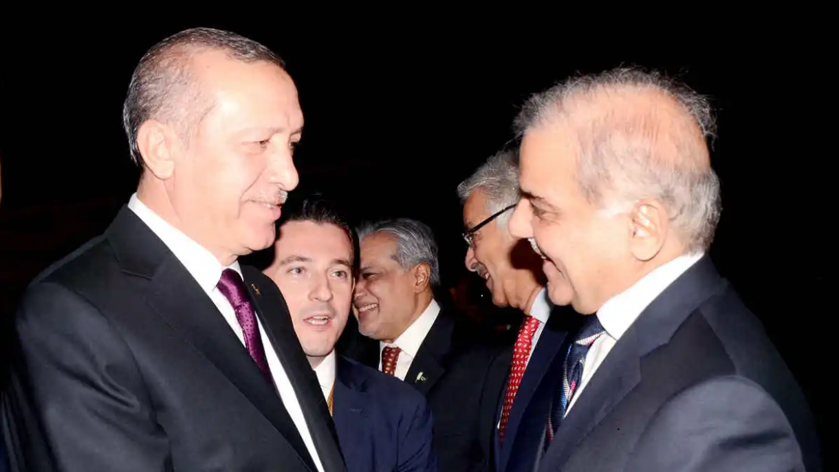 erdoghan pakistanning yéngi bash ministiri shahbaz sherifni tebriklidi