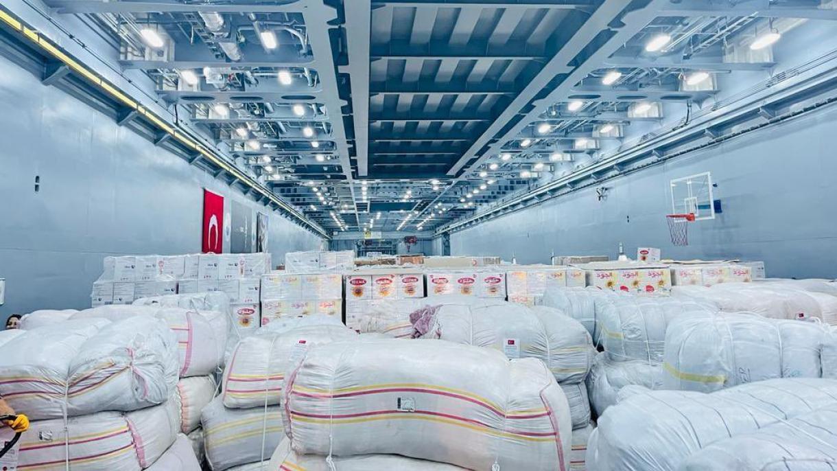 Continuaano gli aiuti umanitari della Türkiye alla Libia