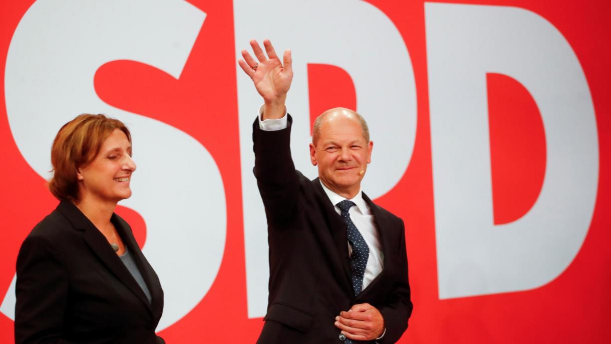 德国大选初步结果:社民党领先