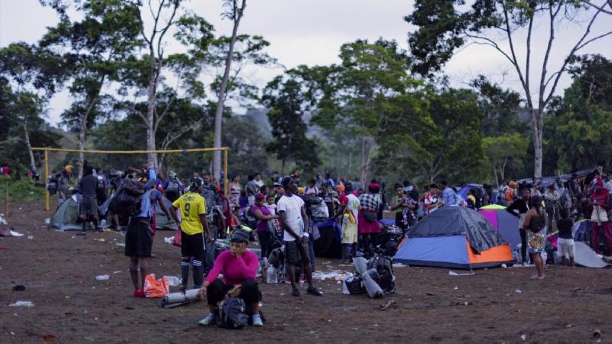 联合国公布今年越过巴拿马-哥伦比亚边境达里恩峡谷的非法移民人数