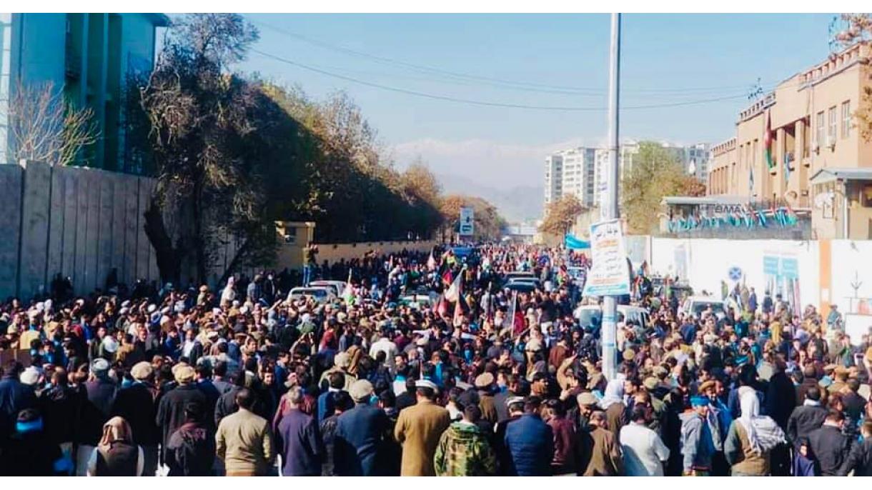 راه اندازی تظاهرات سرتاسری در اکثر ولایات افغانستان