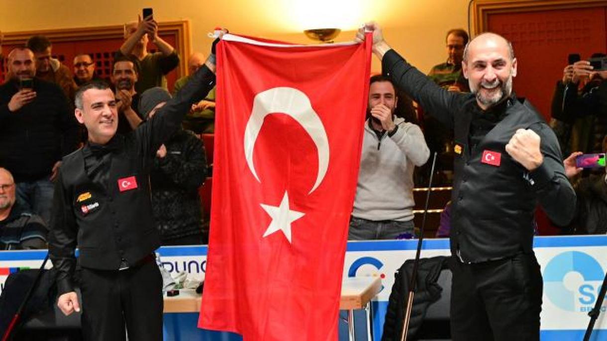 La selección turca de billar se convierte en el campeón del mundo